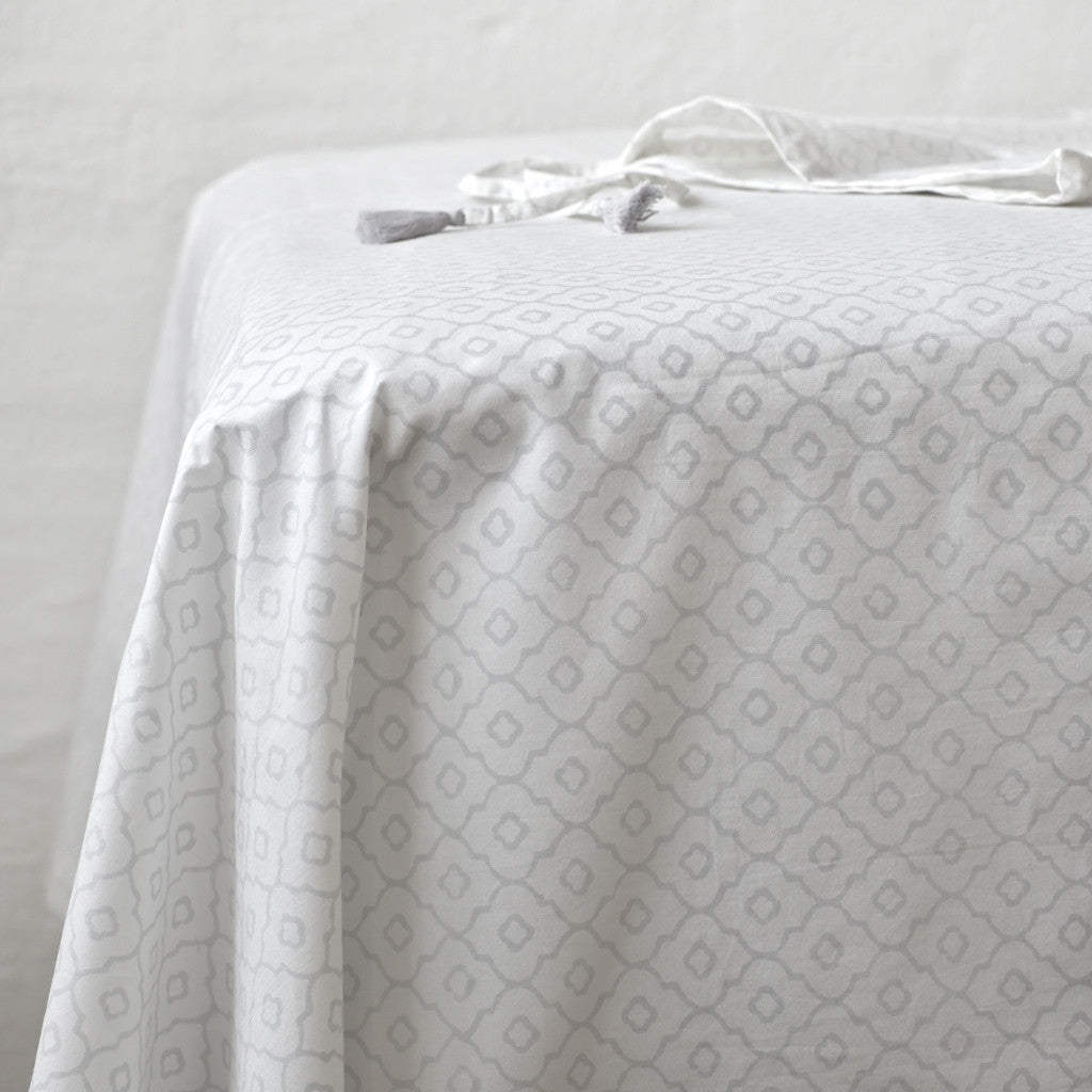 Grey Pattern Sheets Geometric Rustic Grey Sheet – Reva Home